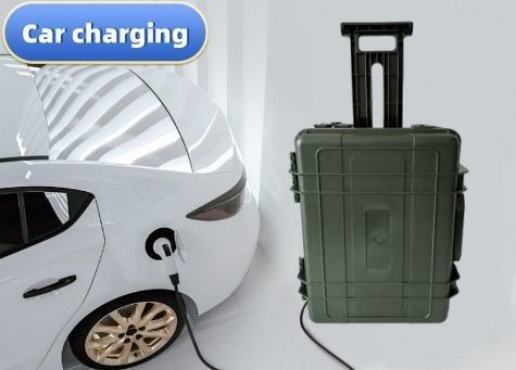 Pembangkit Listrik Portable 6000W/7000W Kapasitas Besar Kompak untuk Outdoor Camping Home Solar