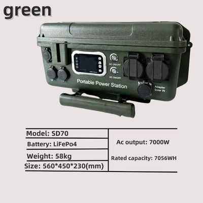 Baterai Lithium 6kw/7kw/5kw Pembangkit Listrik Portable untuk Produksi Oksigen dan Pencahayaan