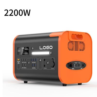 40ah/2048wh/2200W/2400W Generator Energi Portable Darurat Daya Luar Ruang 3 Pembangkit Listrik