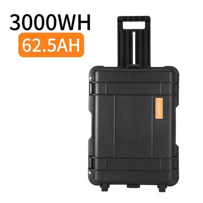 Modus pengisian panel surya Pembangkit Listrik Portabel Multifungsi 3000W/3000wh/62.5ah