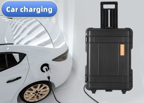 3000W Mobile Standby Camping Charger Energi Penyimpanan Daya Portable Solar Power Station