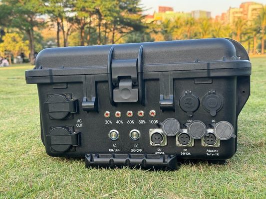 Portable 6000W Solar Generator untuk RV Outdoor Home Power Station AC Output 110V/220V