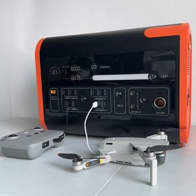 Kapasitas Sisa 80% 5%-95%Dod AC Output Power Station untuk Generator Mobile On-Site