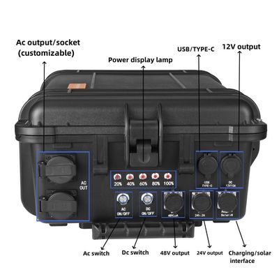 Outdoor Adventure Universal 8000W Peak Power Charging Emergency Portable Power Station (Stasiun Daya Portable Darurat)