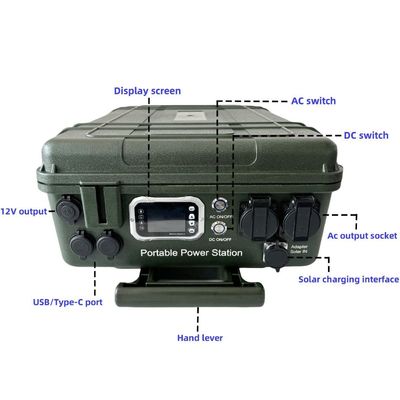 Generator 6000W / 110V / 230V dengan panel surya mengisi sumber daya darurat Anda