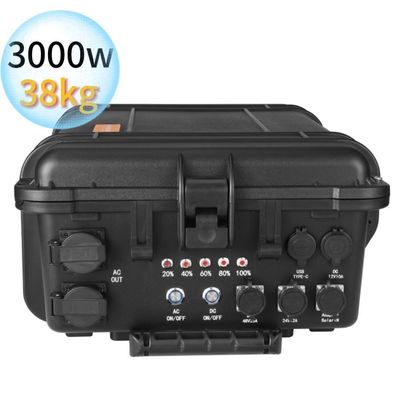 Stasiun listrik portabel super besar hitam 3kw/4kw/5kw/6kw/7kw penyimpanan energi darurat
