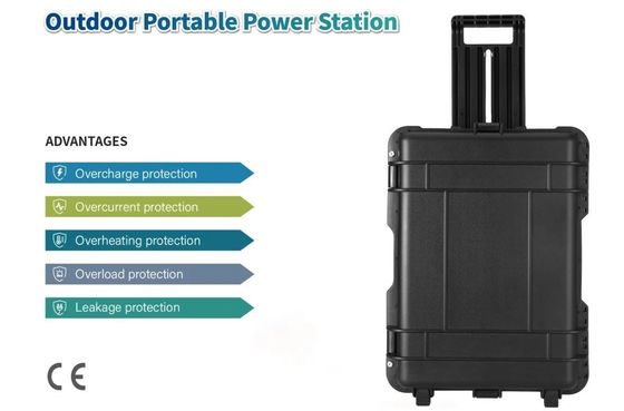 Portable 6000W/6216wh Baterai Lithium Ternary Energy Storage Stasiun listrik darurat
