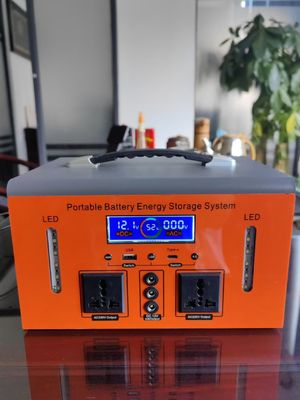 Stasiun listrik portabel 3000kw dengan output gelombang koreksi dan daya output nominal 500W