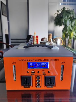 Emergency Standby Solar Generator 500W Power Station dengan Input Voltage DC Adapter