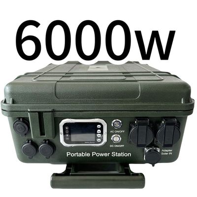 6048wh Kapasitas besar Generator tenaga surya 6000W Stasiun listrik untuk permintaan tinggi