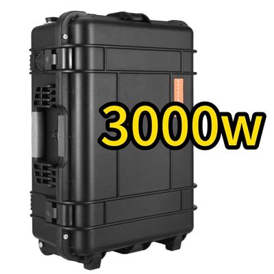 Baterai LiFePO4 3000W/3000wh Stasiun Listrik Portable Mobile Standby Camping Essential