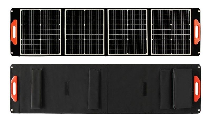 Generator panel surya bersertifikat CE 120W Panel surya portabel untuk berkemah