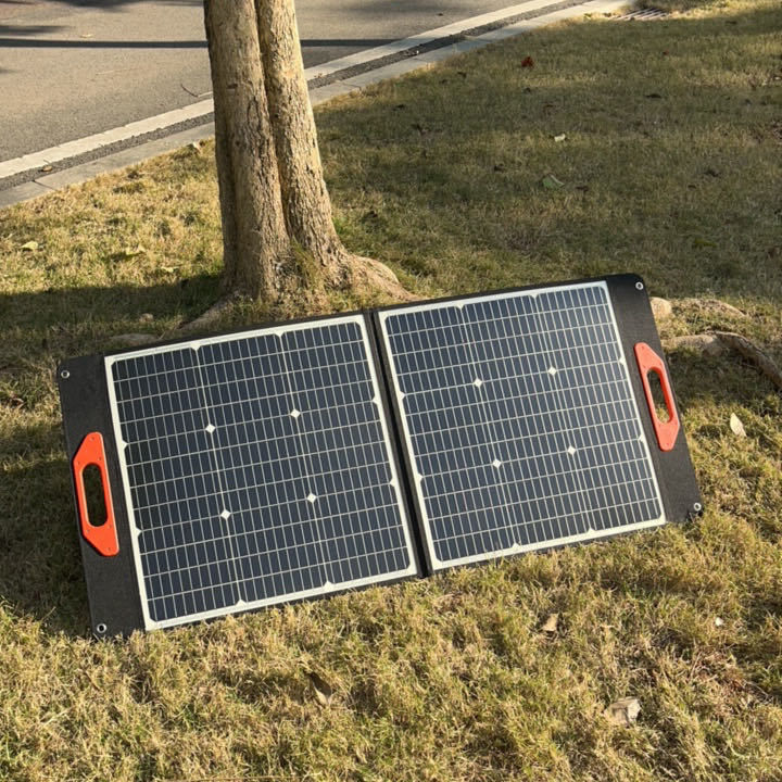 Generator surya silikon monokristalin 60W kecil untuk penyimpanan energi portabel standby