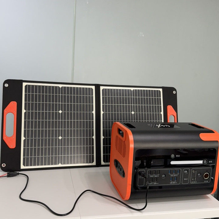 22Efisiensi Konversi 0,8% Panel Surya Lipat untuk Luar 60W 100W 200W 300W 400W