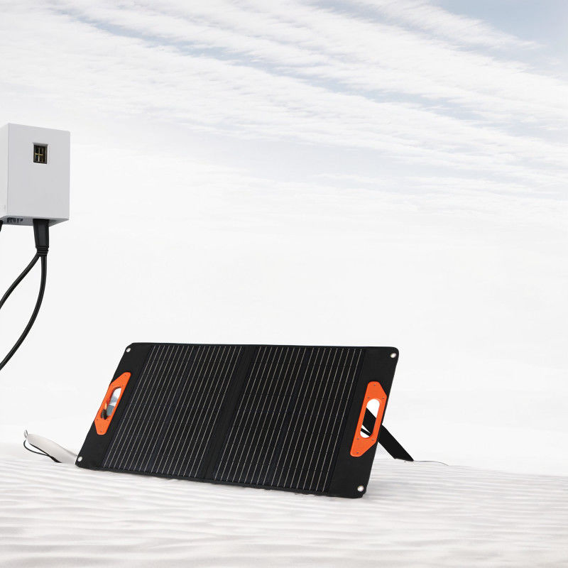 Sistem Panel Surya Portable 50W 60W 100W 200W untuk Pasokan Daya