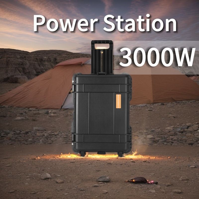 3000W Solar Power Bank Portable untuk Outdoor Camping Traveling Yachting Road-Adventure
