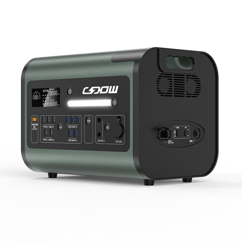 LiFePO4 Portable Power Station 2000W Energy Storage Power Supply AT22 untuk rumah tangga