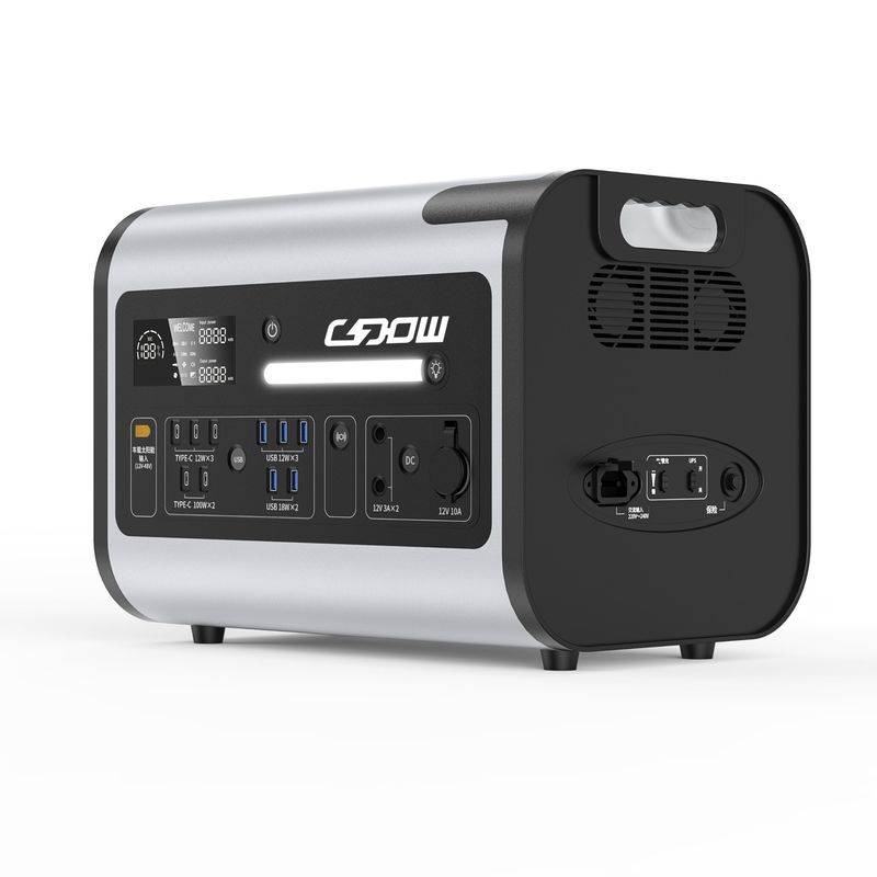 Inverter Gelombang Sinus Murni 220V/2200W Sistem Tenaga Surya Pembangkit Listrik untuk Camping Luar Ruang