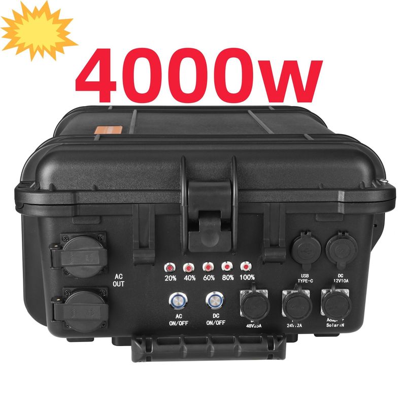 Kapasitas tinggi LiFePO4 Lithium Ion Battery Portable Power Station untuk dalam 6-7 jam waktu pengisian