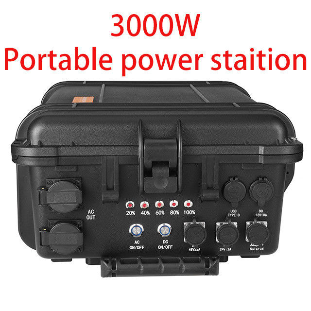Pasokan listrik tanpa gangguan Generator surya 3000W untuk rumah dan petualangan luar ruangan