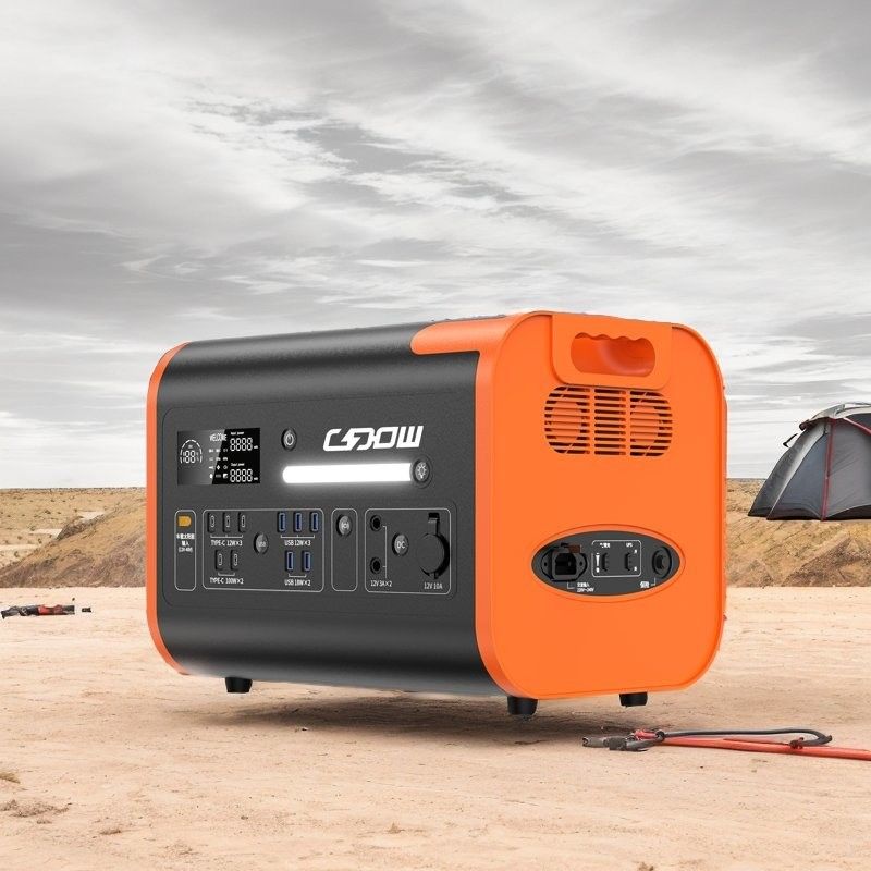2200W Multi-Fungsi Kendaraan Portable Lithium Power Station untuk kebutuhan daya serbaguna