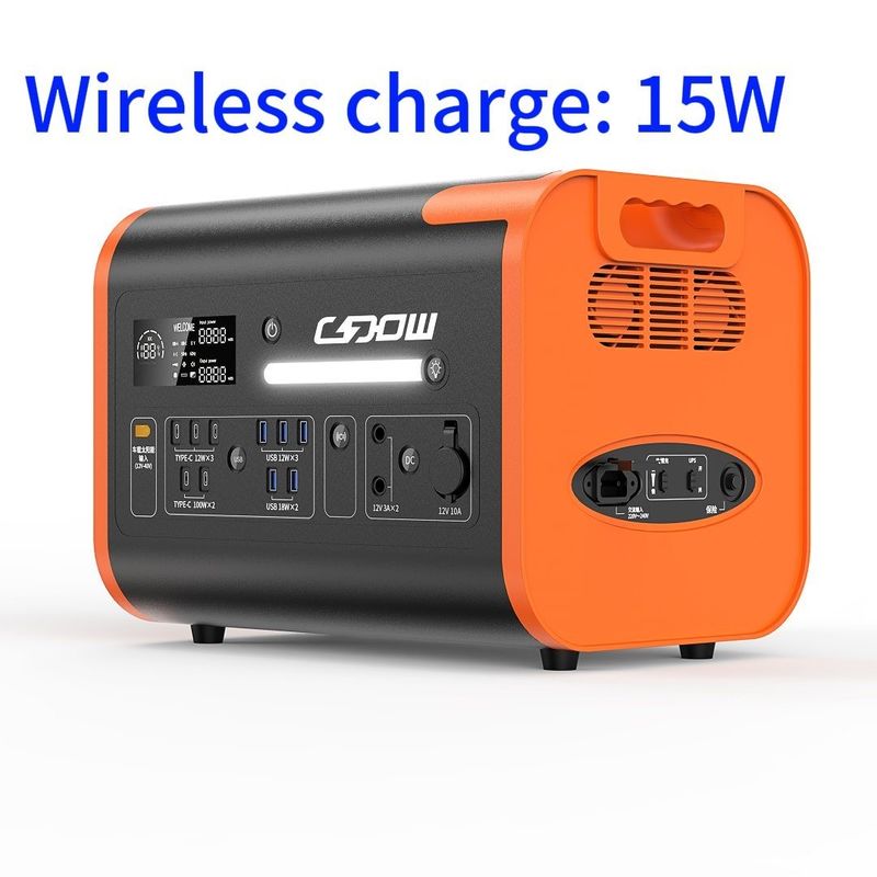 AT22 800W Solar Charging Portable Battery Foldable Solar Power Station untuk Camping Energy Storage Power
