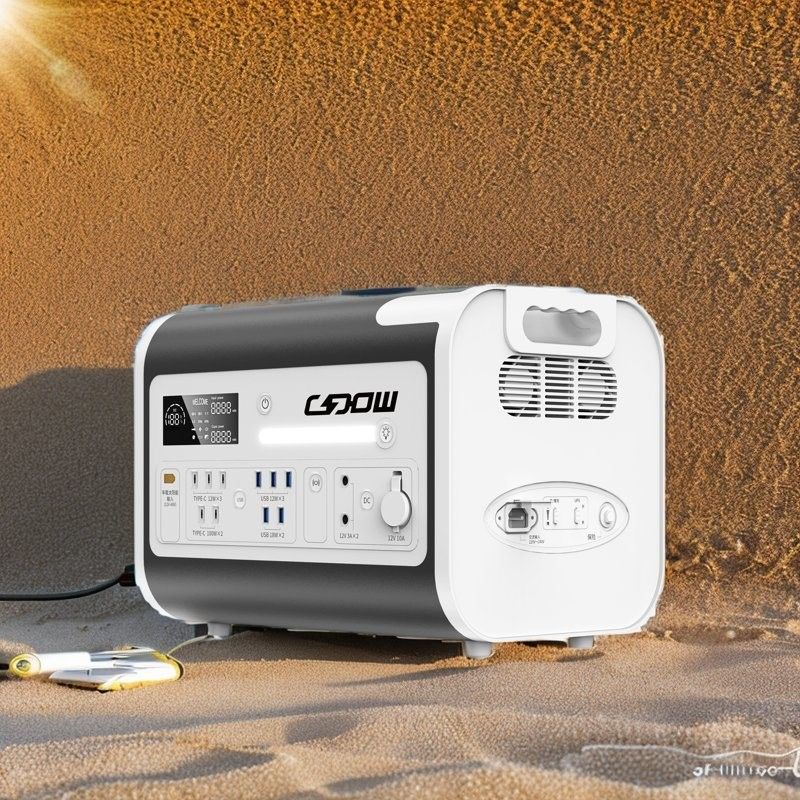 Stasiun Tenaga Surya Portable 25kg 2200W-2400W Generator Surya dengan Kapasitas 2048wh
