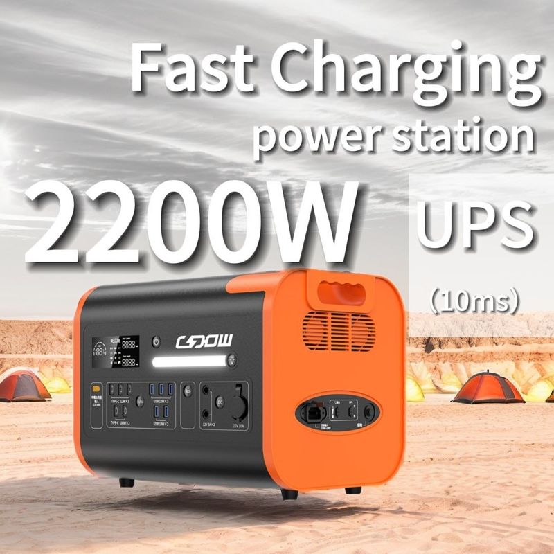 Wireless Charging Portable Power Bank untuk Laptop dan Camping di 2024 Desain Inovatif