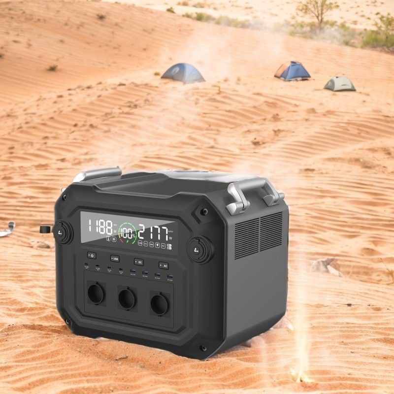 Un38.3/MSDS Otentikasi 2500W 2340wh Pembangkit Listrik Portable untuk Transportasi Darat dan Laut