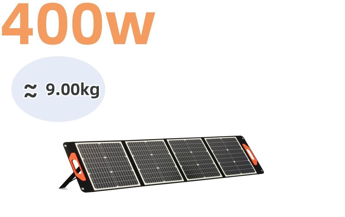 Panel Surya Lipat 400W UB-400 Silikon Monokristalin untuk Tenaga Luar Ruang Berkelanjutan