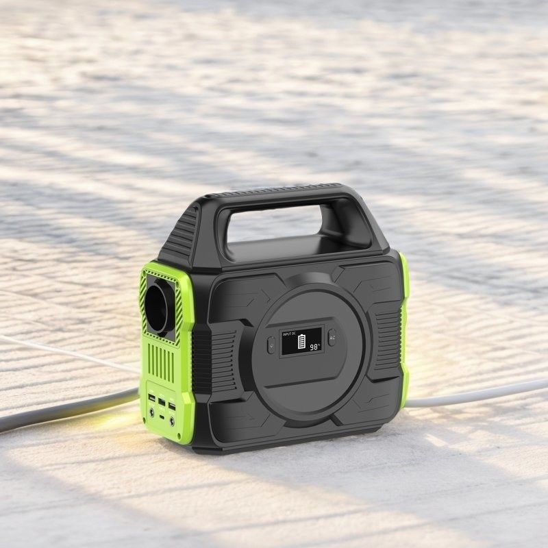EU AC Socket 300W 500W Ringan Mini Emergency Power Solar RV Drone Balkon Generator