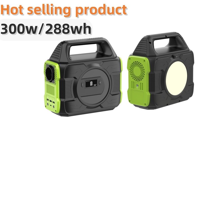 Daur ulang 300W/288wh Solar Power Station Inverter untuk Rumah Portable Solar Generator