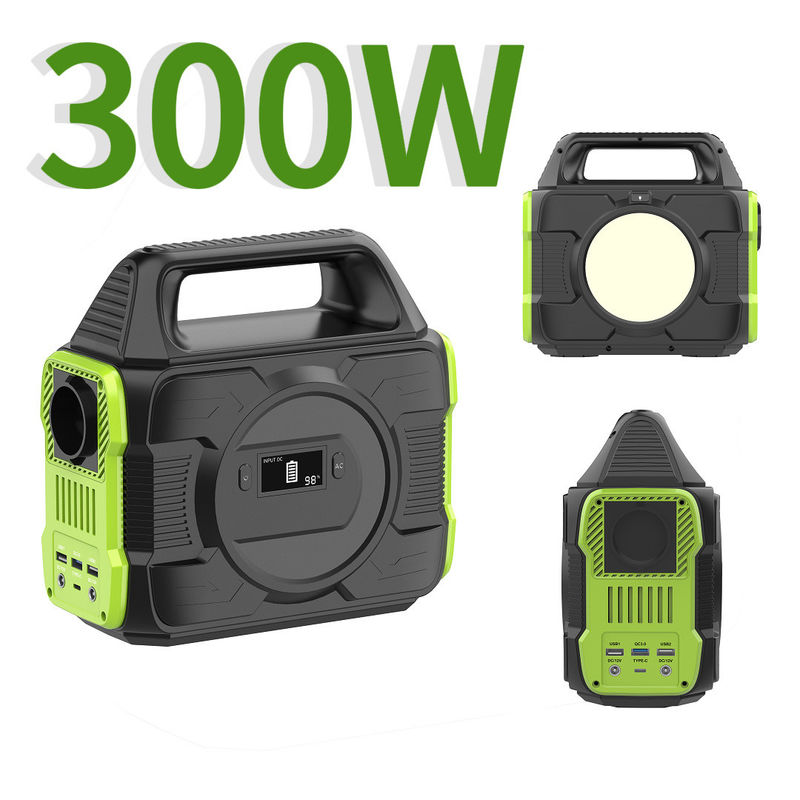 Outdoor Essential 300W 600W Solar Charging Power Bank dengan MPPT dan Baterai Lithium