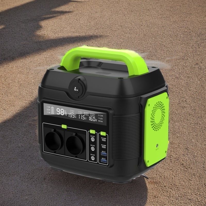 576wh 300W 600W Solar Generator dan Panel Surya Permintaan yang disesuaikan untuk pencahayaan rumah