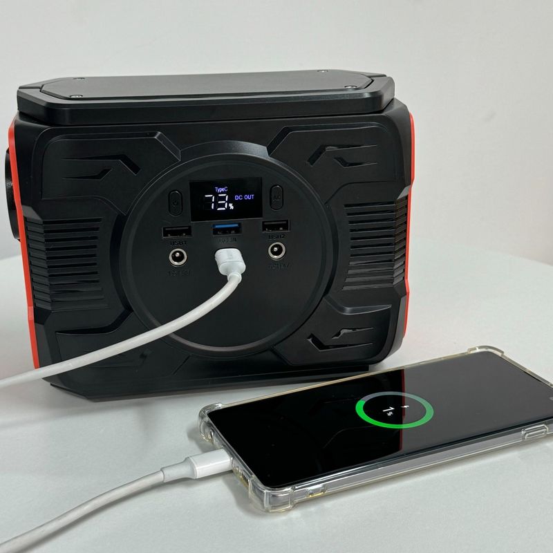 Modified Wave AC Output 200W Solar Wind Generator untuk Camping RV Emergency Night Fishing