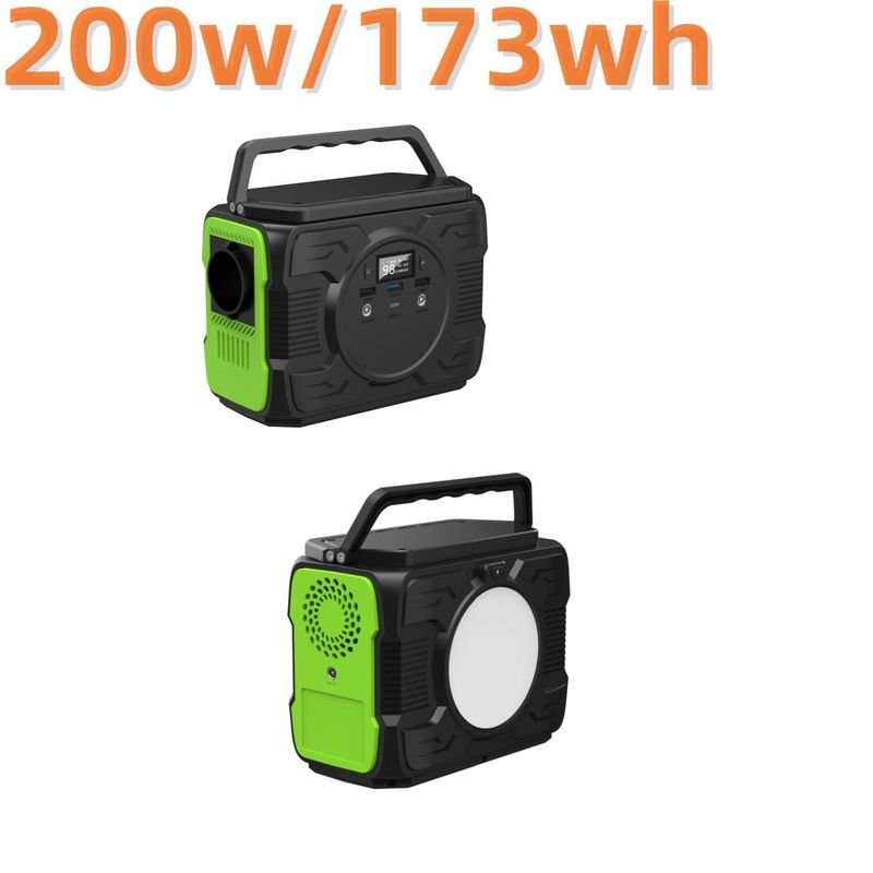 200W Camping Power Station Rechargeable Solar Generator Sistem Energi untuk Amerika Selatan