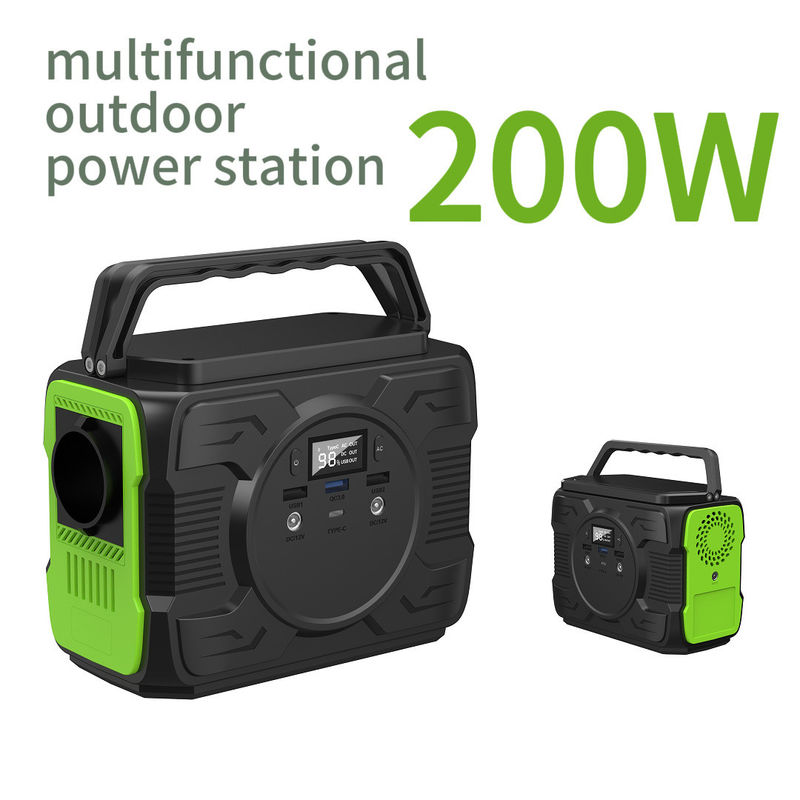 Output AC gelombang yang dimodifikasi 200W Sumber daya portabel untuk berkemah di luar ruangan dan keadaan darurat