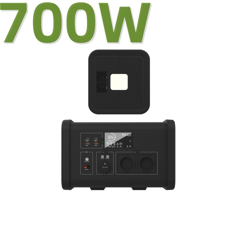 537.6wh LiFePO4 Battery Portable Power Station Alat Anda untuk berkemah dan seterusnya