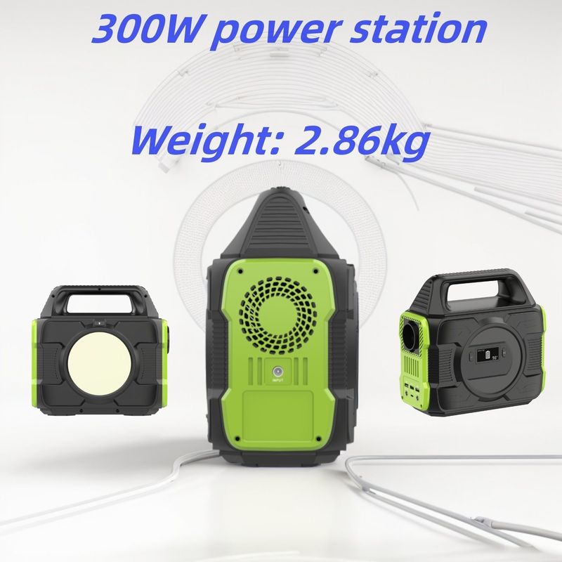 Stasiun Listrik Portable 300W 288wh Generator Surya Luar Ruang untuk Daya Mobile Camping dan RV