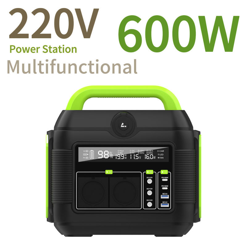 AC Socket Un Portable Power Station 600W 300W 500W 1200W 2200W untuk bekerja di luar ruangan
