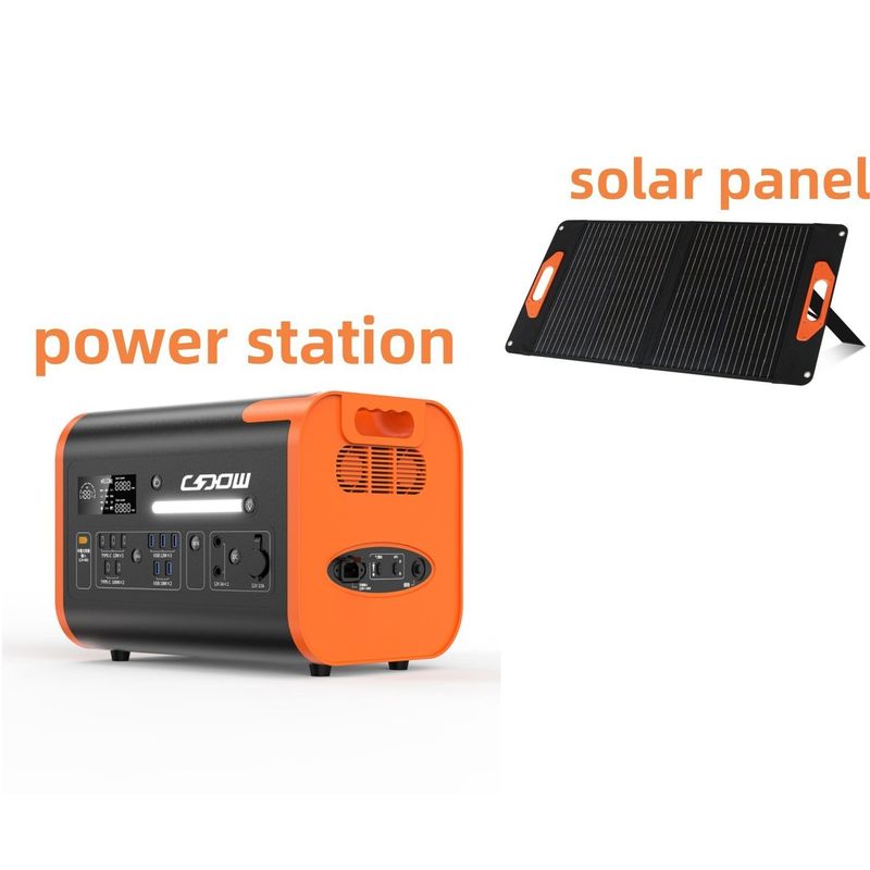 2200W Super Fast Charge Portable Power Station Solar Generator untuk rumah dan darurat