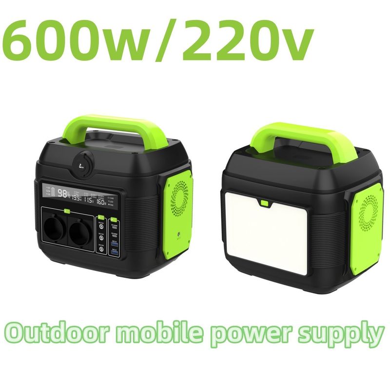 300W 600W 1200W Lithium Battery Portable Power Station Solar Generator untuk rumah darurat