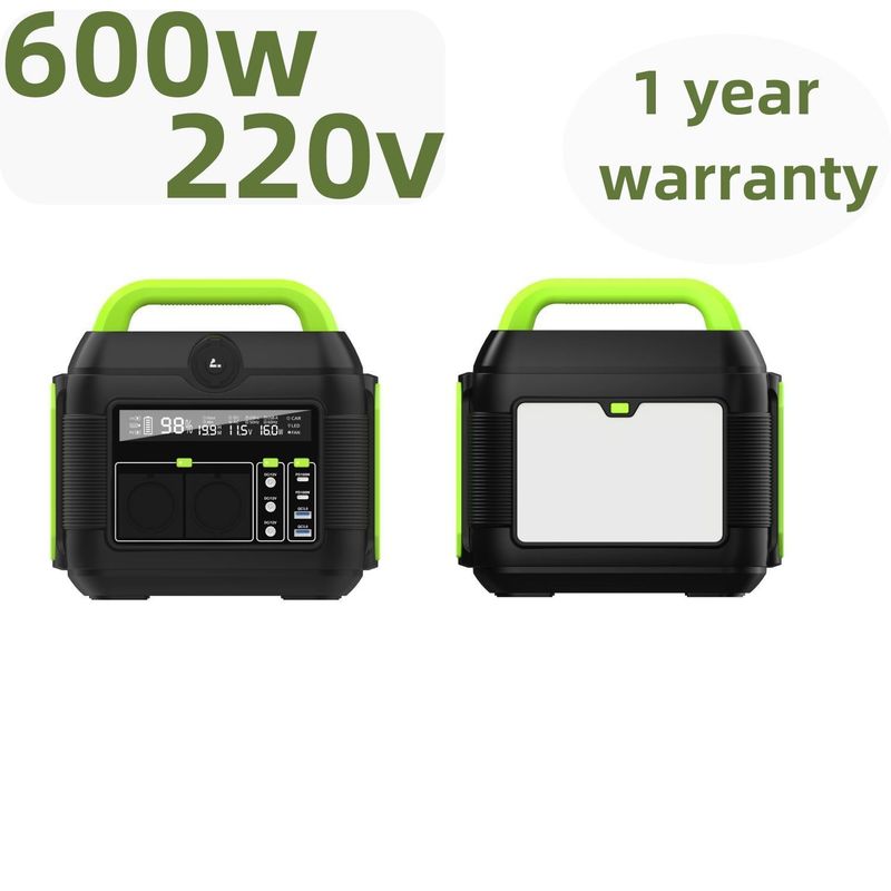 600W 110/220V-50Hz/60Hz Portable Power Station Solar Generator untuk distribusi langsung