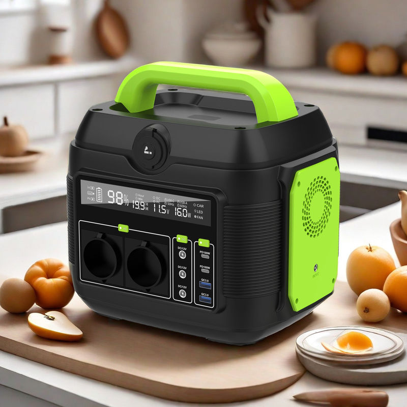 Stasiun Listrik Portable 600W untuk Kegiatan Luar Ruangan Mendukung Perkakas 220V MPPT Adalah Baterai Litium