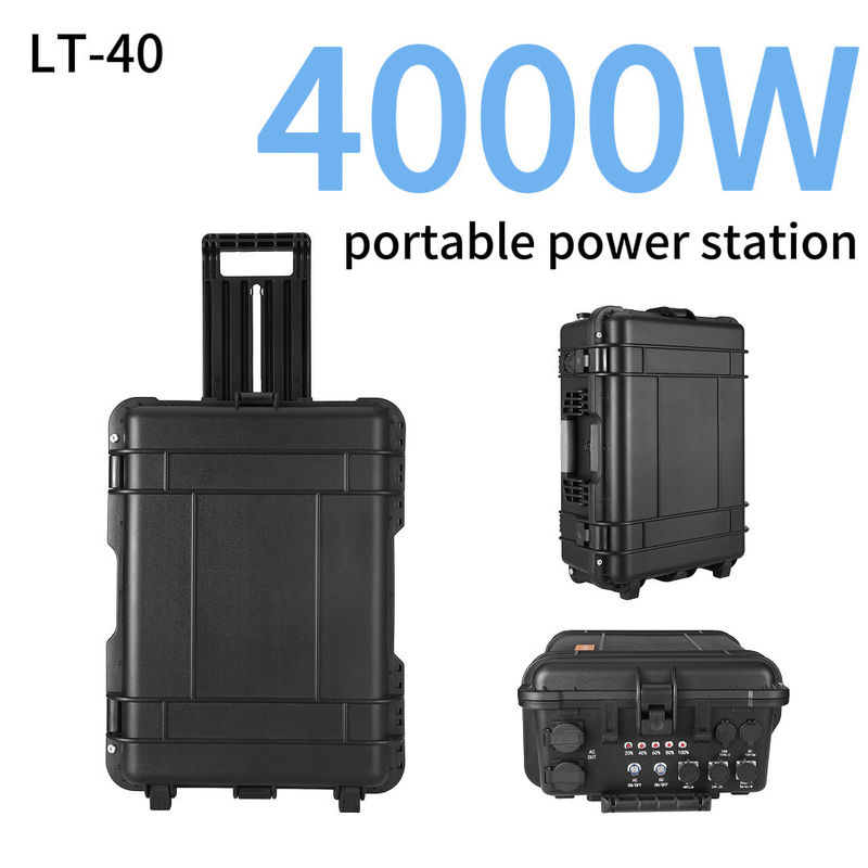 4000W Lebih Aman Outdoor Home Solar Energy System dengan AC 110V 220V Lithium UPS dan Backup