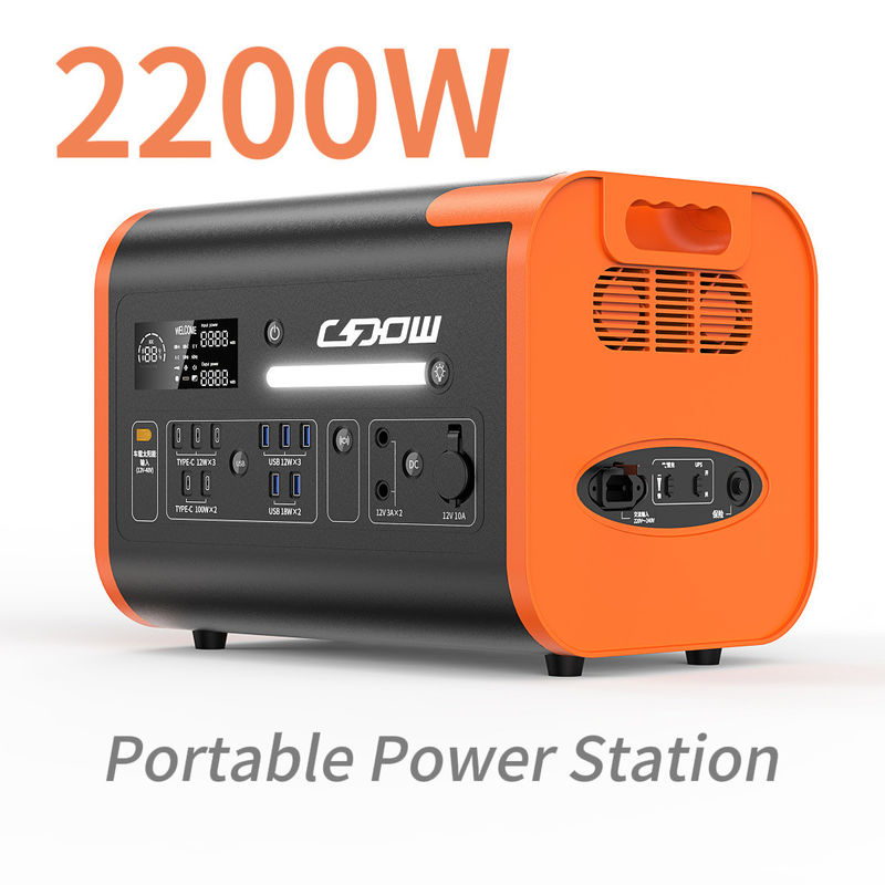 2000Wh Power Station Portable Bank Supply Solar Generator untuk kustomisasi dan rumah
