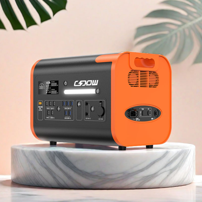 2200W Daya Keluar Stasiun Daya Portable 2000W 4000W Drive LiFePO4 Baterai Energi penyimpanan