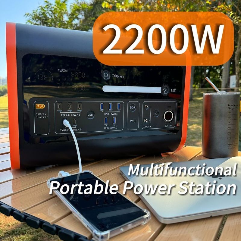 25kg LiFePO4 2200W 2500W 2000W Pemancar untuk penyimpanan energi darurat di luar ruangan