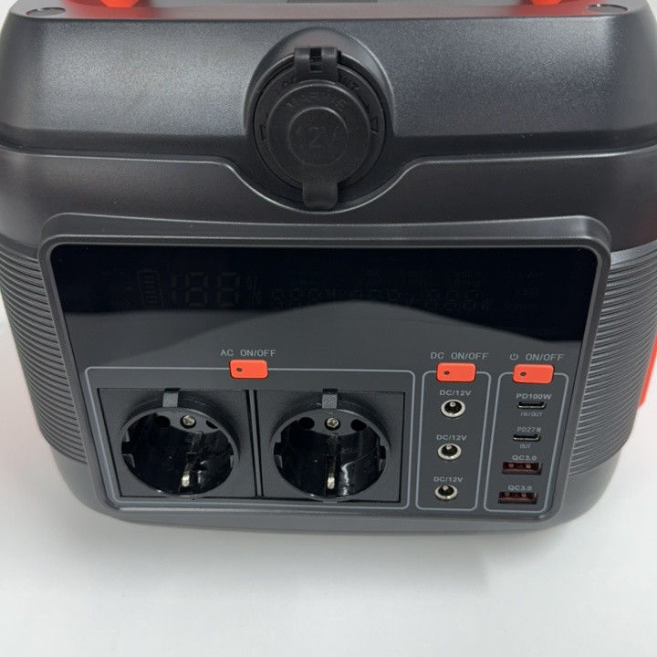 576wh Nominal Kapasitas Portable Solar Generator untuk mobile charging dan power outages