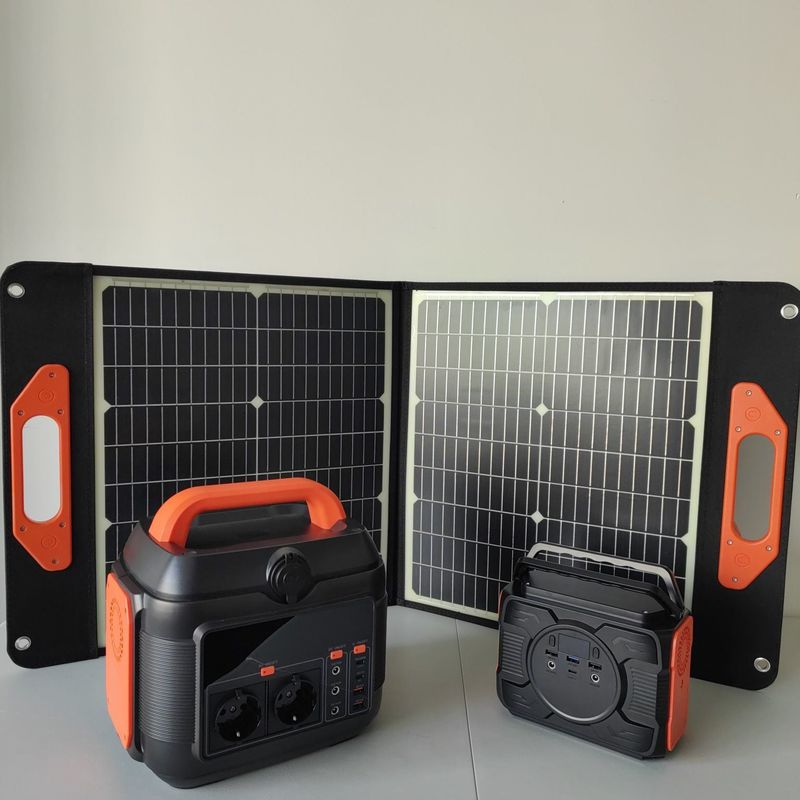 Generator Surya Portable 200W dengan Ekspor USB1/USB2 dan Kapasitas Nominal 173wh